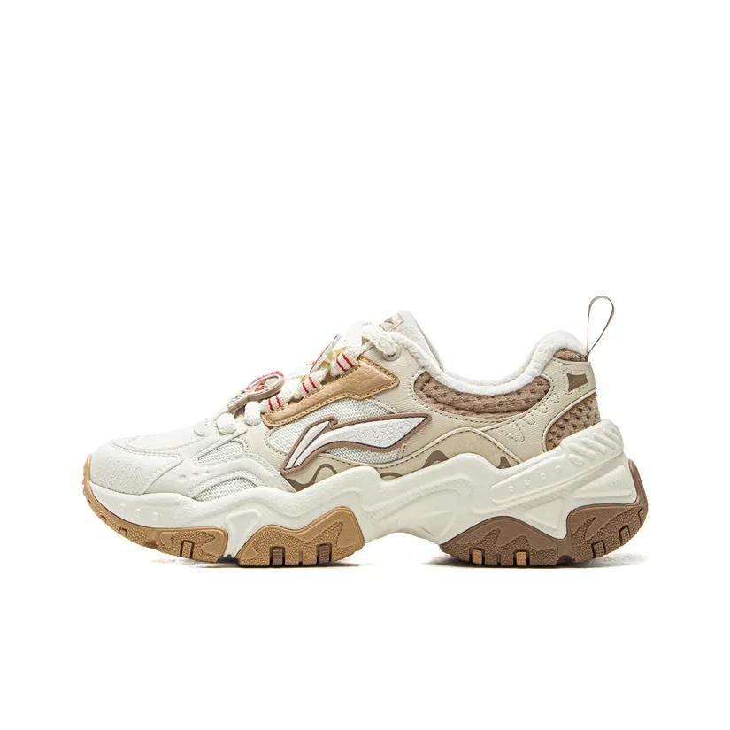 LINING Brown sugar Амортизация Устойчивость к растрескиванию Устойчивость к истиранию Низкая поддержка Повседневный Женские Хаки