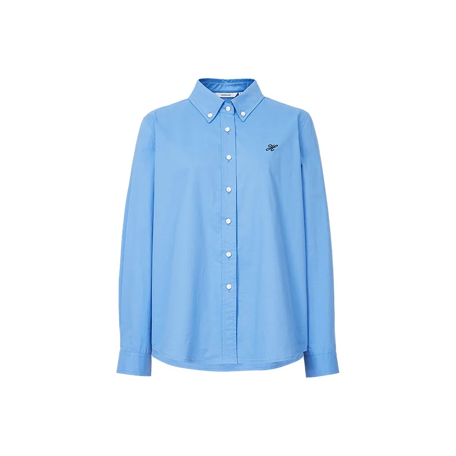 Hopeshow Небесно-голубой 460 Женские Рубашки