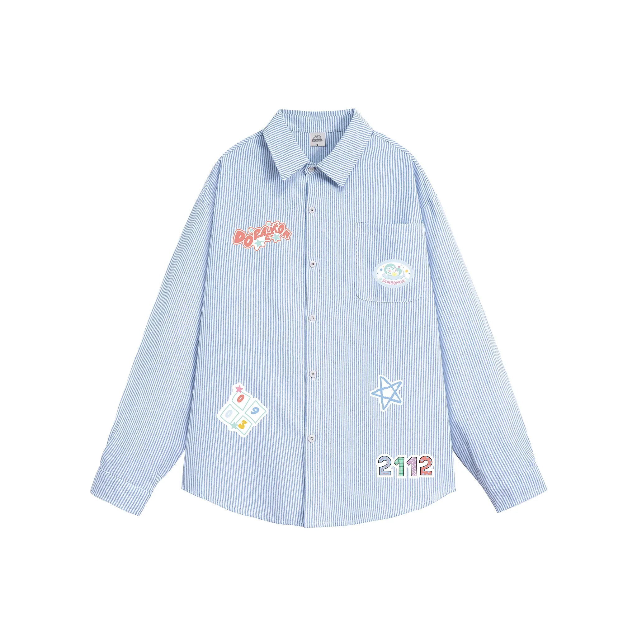 DoraemonA Длинный рукав рубашка унисекс