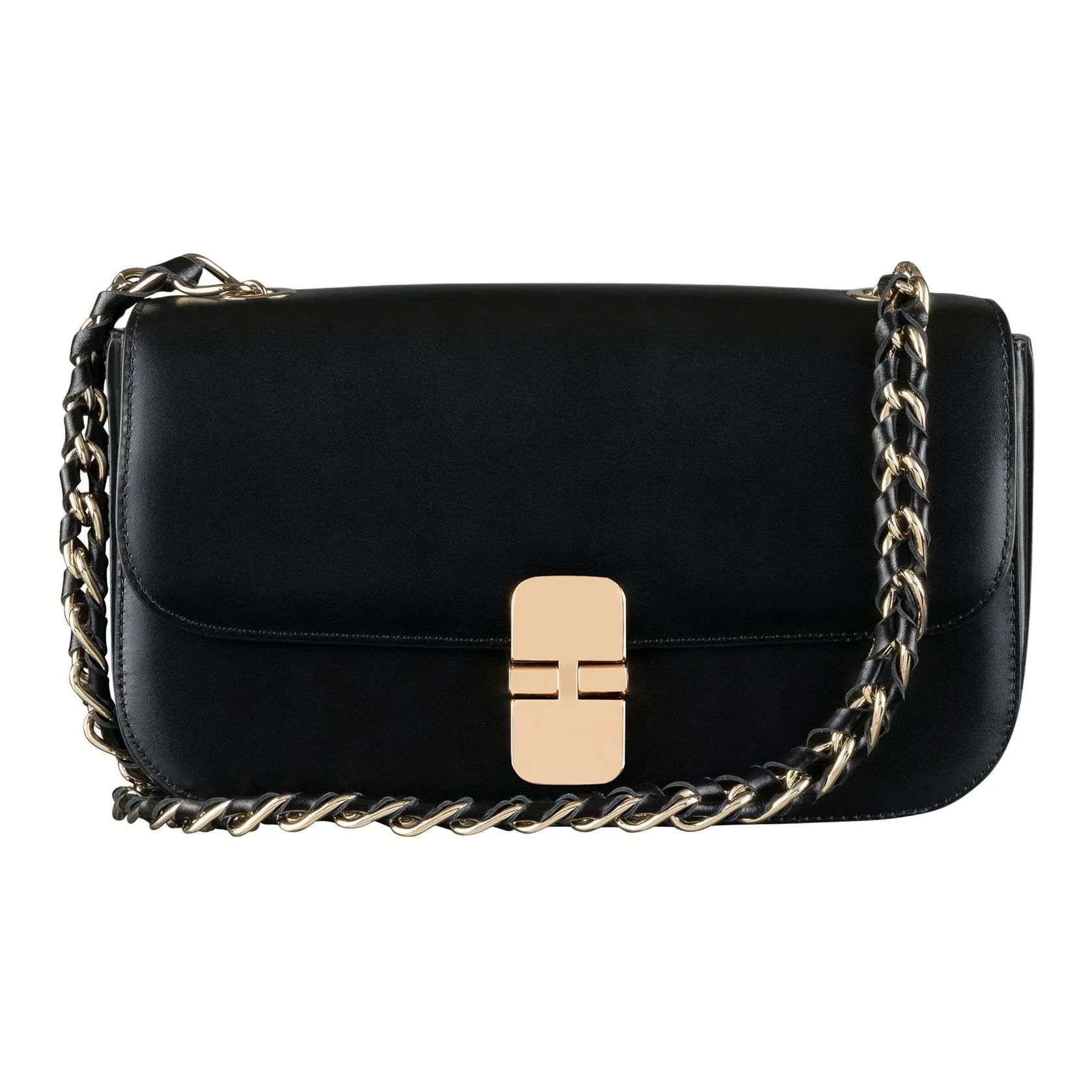 A.P.C Grace Leather Shoulder Bag Crossbody Bag Women's Black