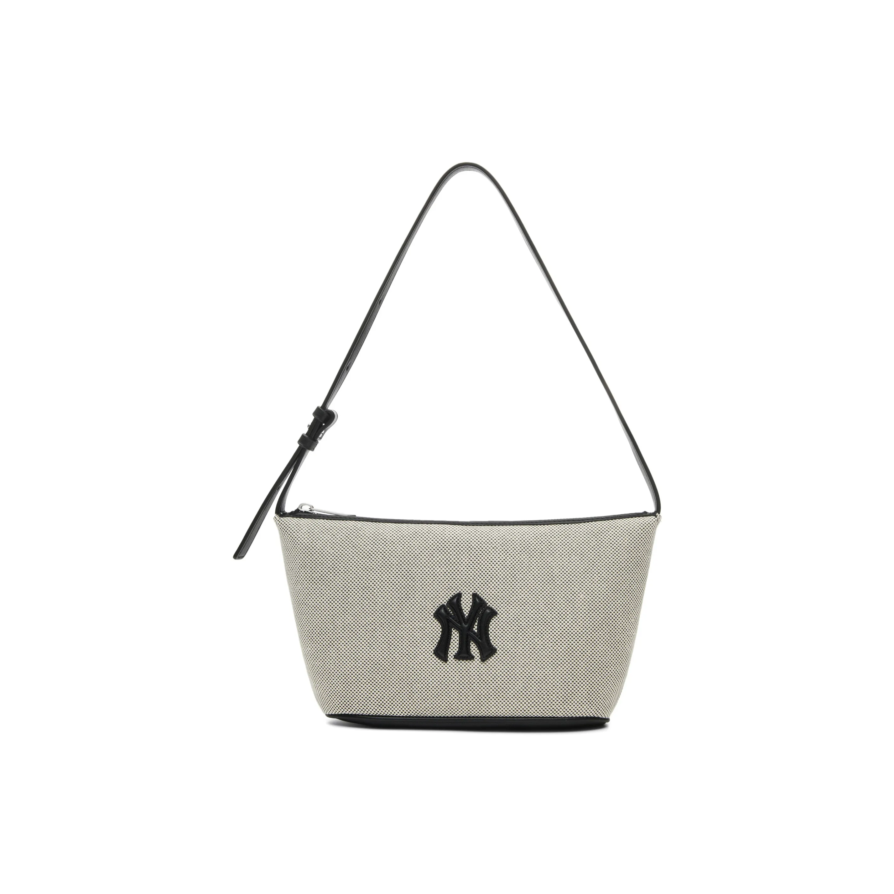 Mlb Base Logo New York Yankees Хлопок Плечо Сумка Женская Черная