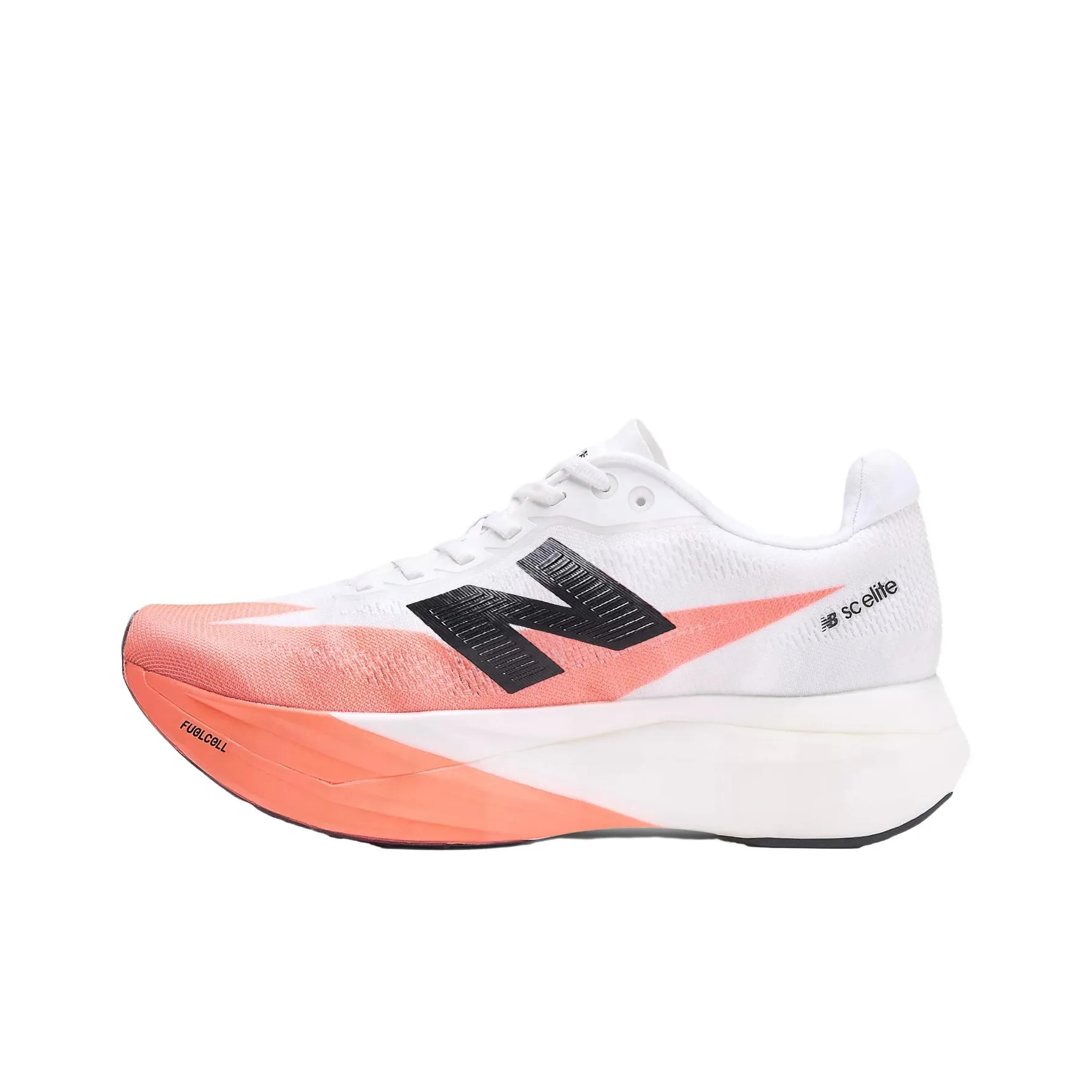 New Balance совместный бренд FuelCell SuperComp Elite v5 Дышащие Беговые кроссовки Женские Белые Красные