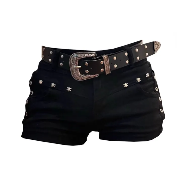 LWLG Повседневные шорты женские черные