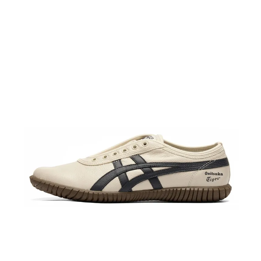 Onitsuka Tiger Tsunahiki Износостойкий Низкий Топ Casual Унисекс Бежевый
