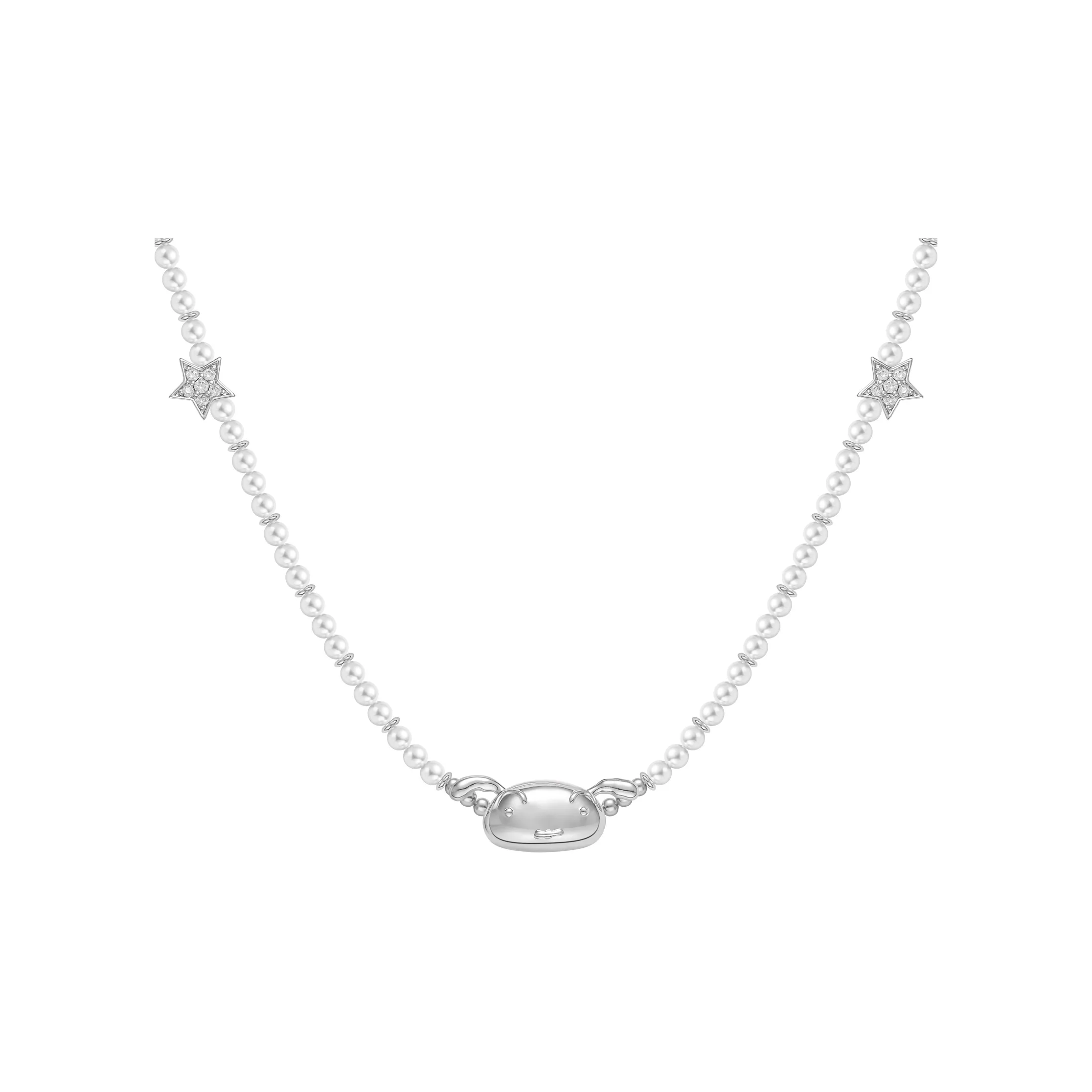 BABAMA Искусственная жемчужина Ожерелья Унисекс