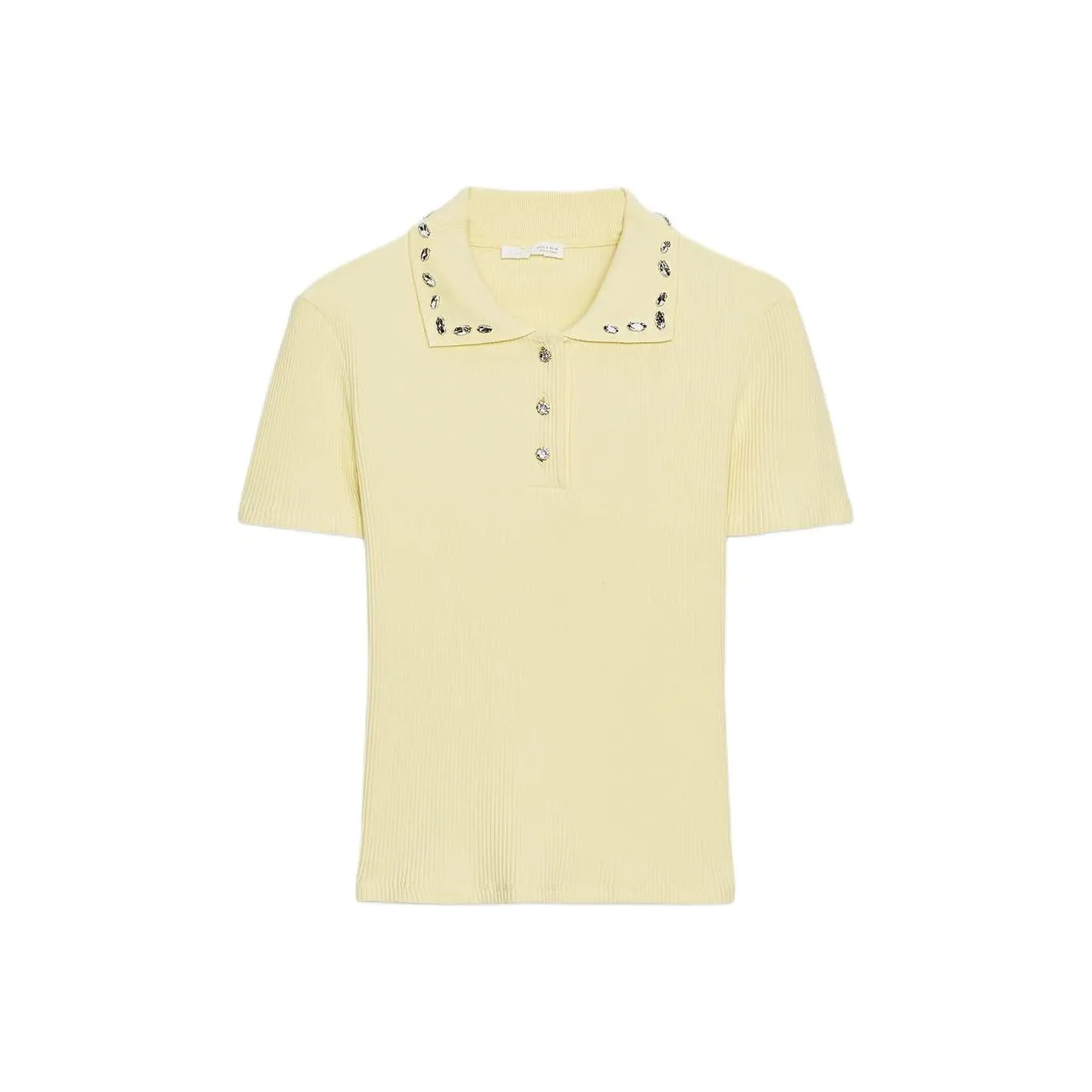 ZARA Желтая Женская Поло