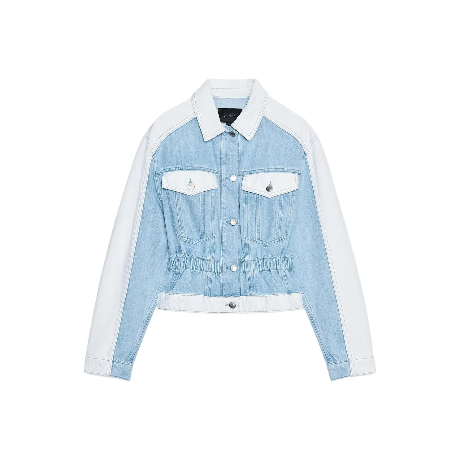 ZARA Средне-голубой Женские Куртки