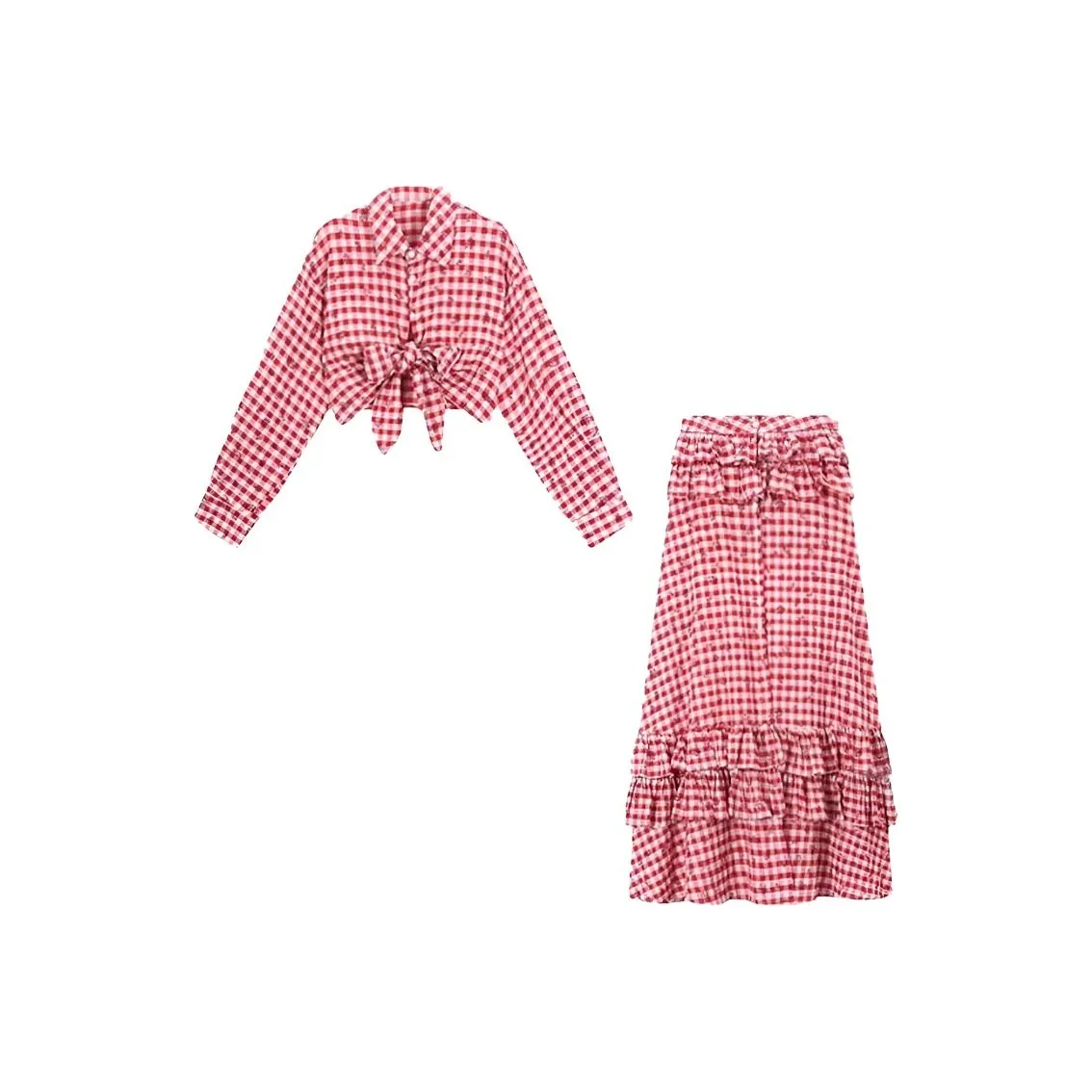 SKYA Красный Женский Комплект с Юбкой