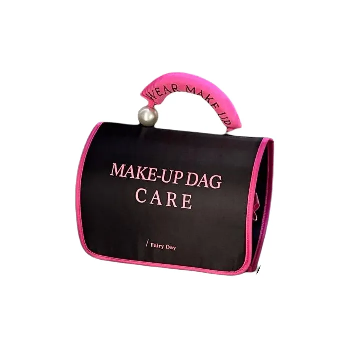 OMGD Pearl Сумка для туалетных принадлежностей Four in One Портативная Большая емкость Премиум Ощущение Складная Путешественная Косметичка для макияжа