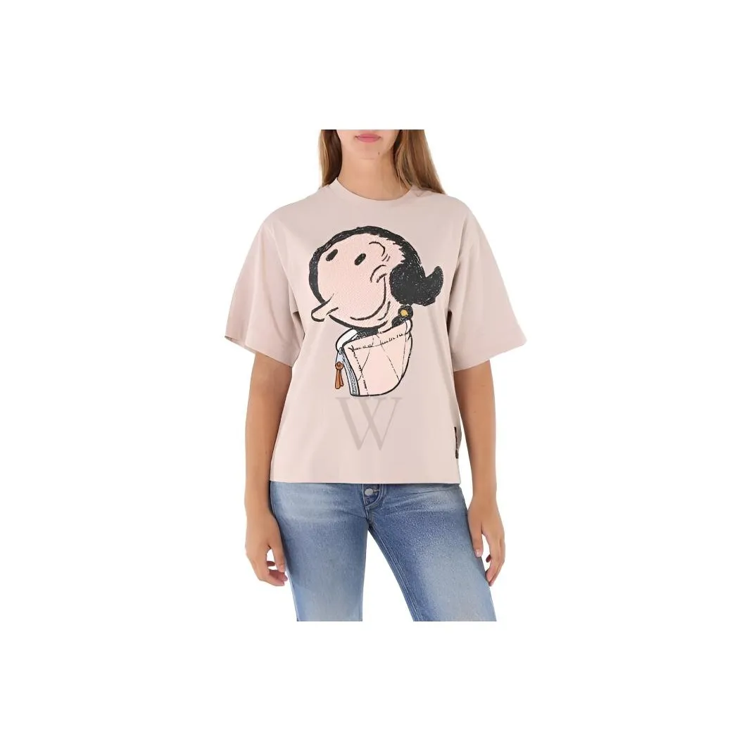 MONCLER GENIUS Рубашка с оборванным рукавом женская бежево-желтая