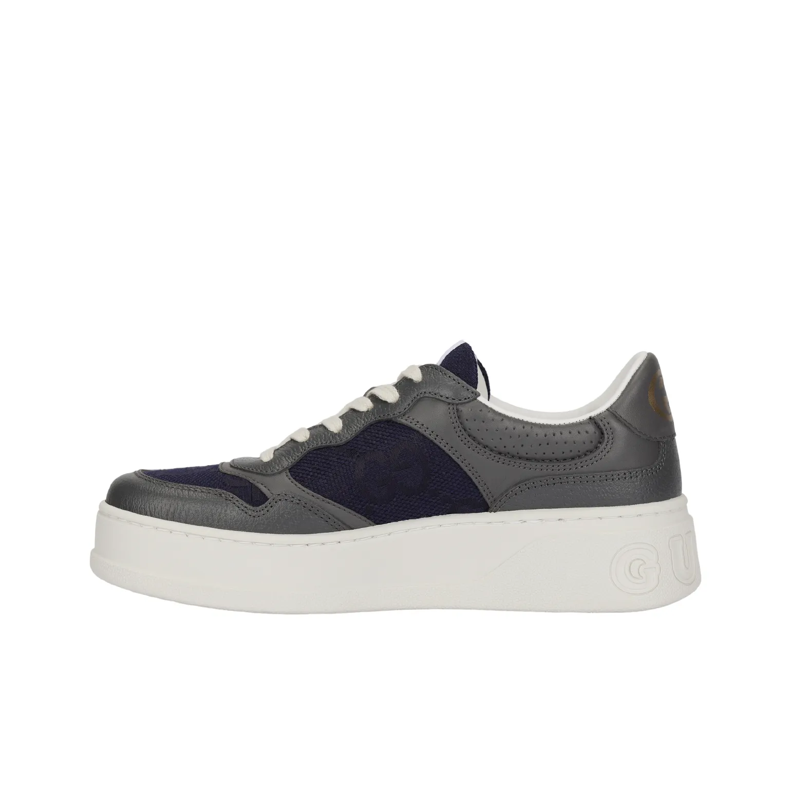 GUCCI Lace Up Sneaker 'Grey Blue'