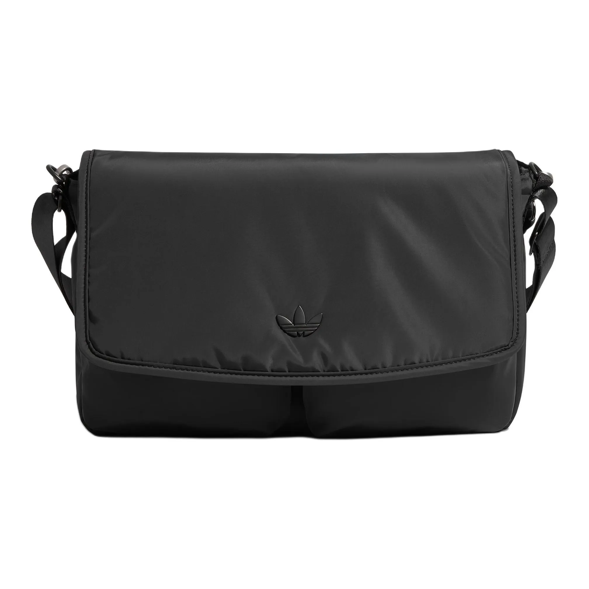 Adidas Originals Переработанный полиэстер Курьерская сумка Сумка через плечо Унисекс Черный