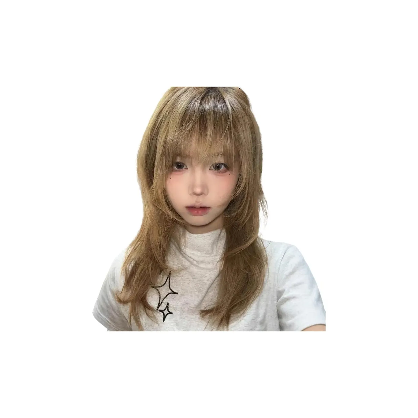 YOSEE Перука для женских отделений с челкой сформированная для выделения шеи рыбка ласточкин хвост волк ласточкин хвост модный стиль Abby