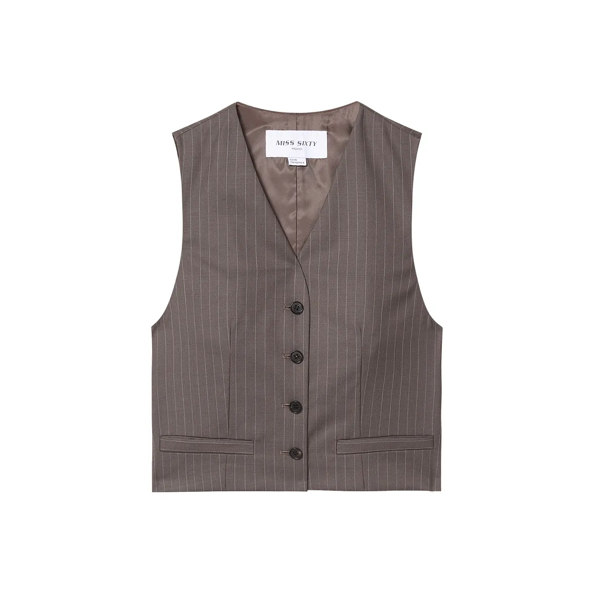 Miss Sixty Светлый Кофейный Женский Жилеты