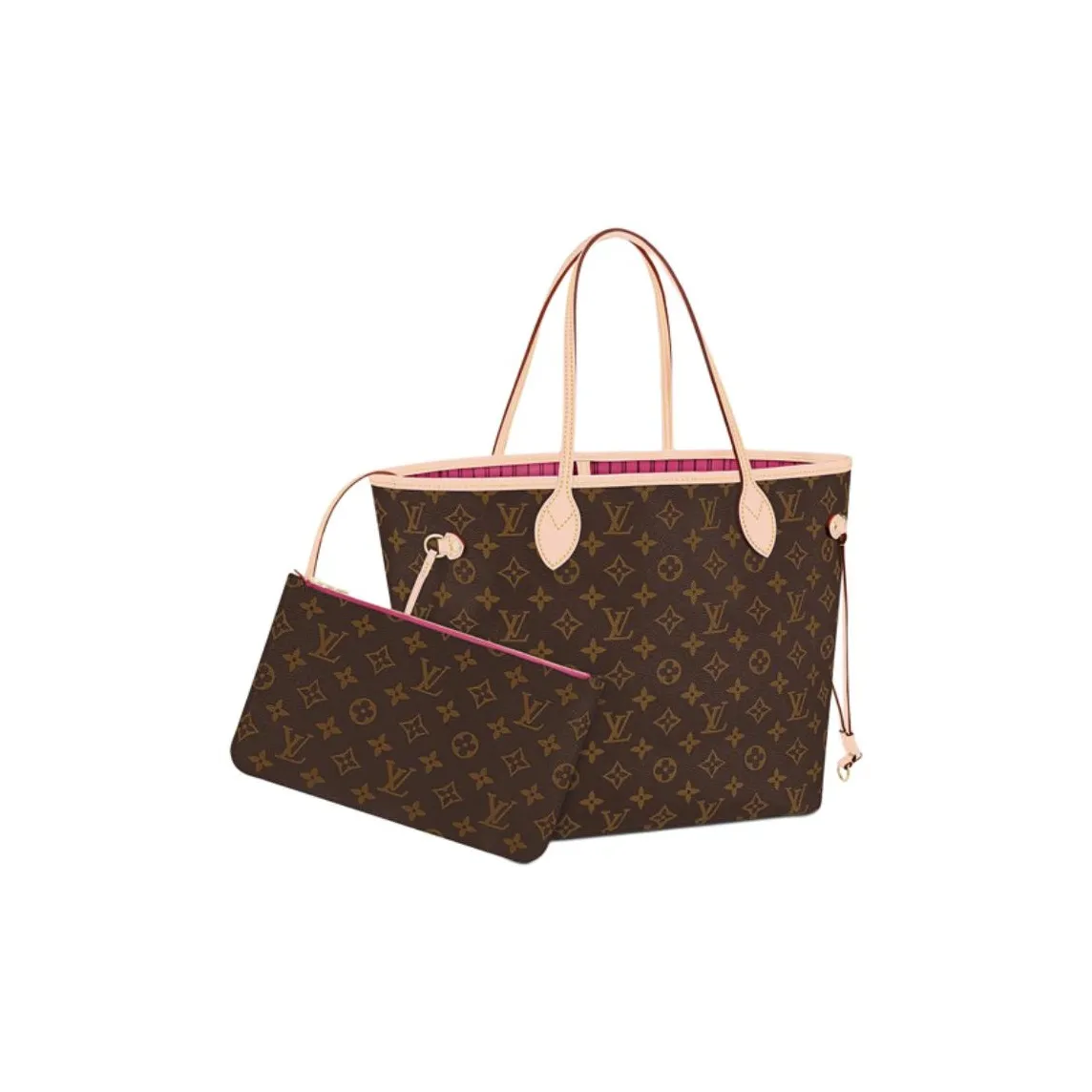 LOUIS VUITTON Neo Neverfull Monogram Mm Pivoine Lining