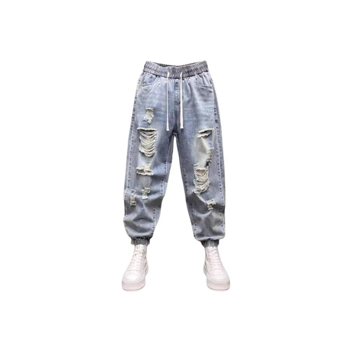 Zomuros Blue Unisex Jeans Zomuros Синий Унисекс Джинсы