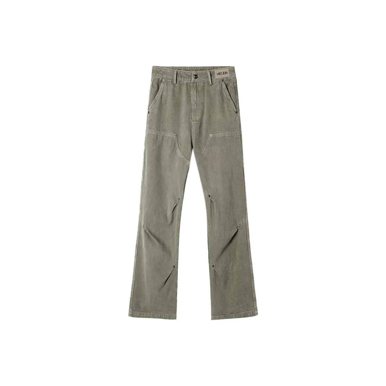 HELEH Зеленый Унисекс Джинсы