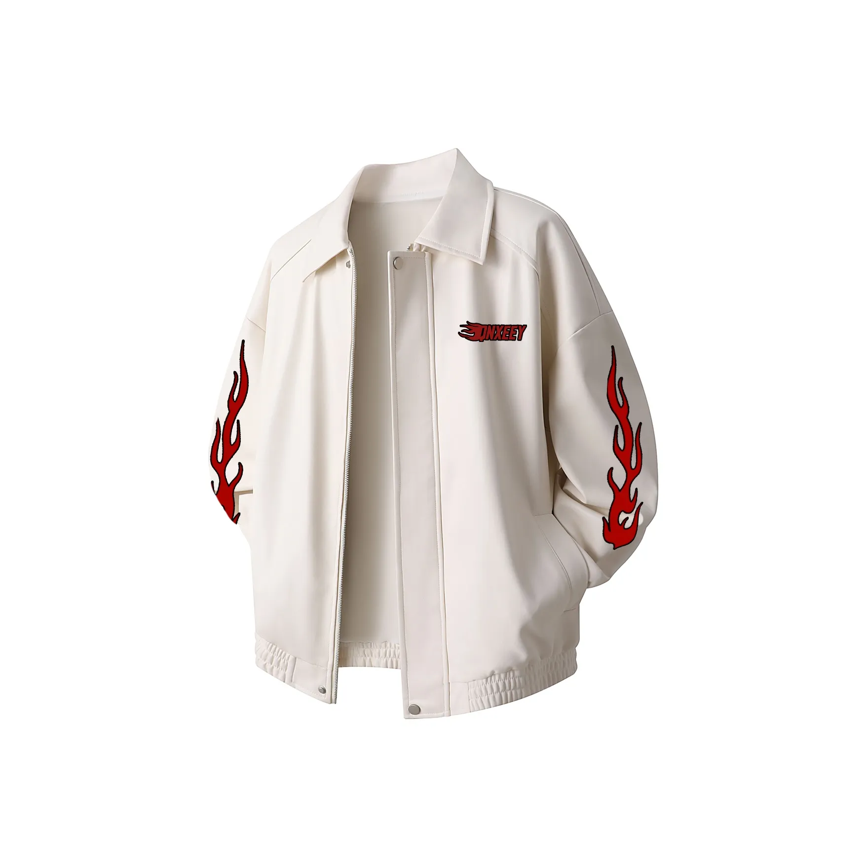 Qnxeey Унисекс Кожаные Куртки