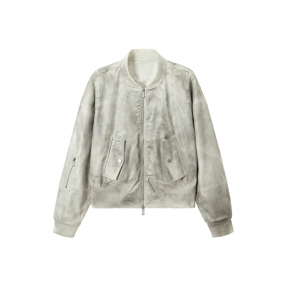 H YXIANG Холодный серый Женские куртки