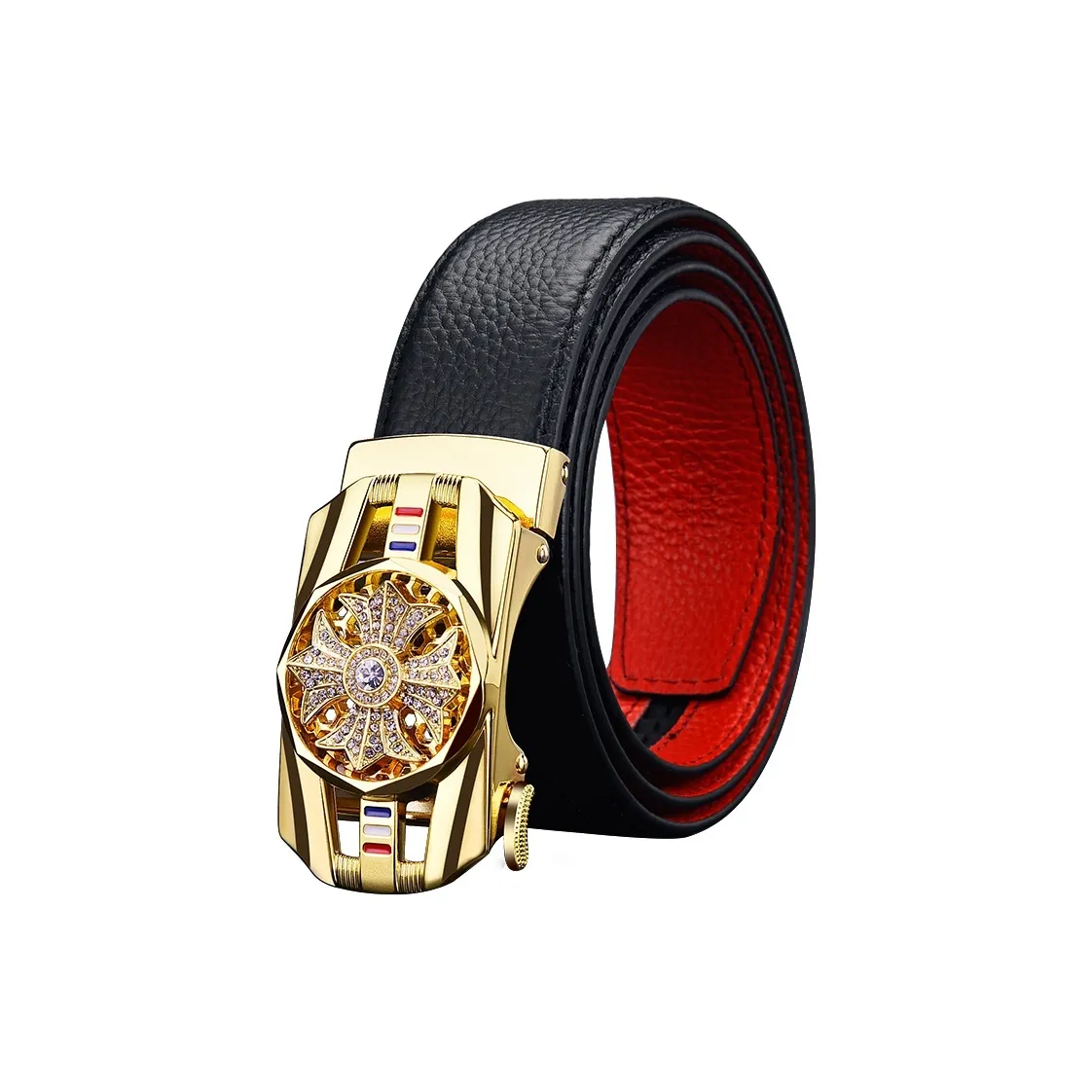 Devanro Коровья кожа ремни мужской 3,5 см