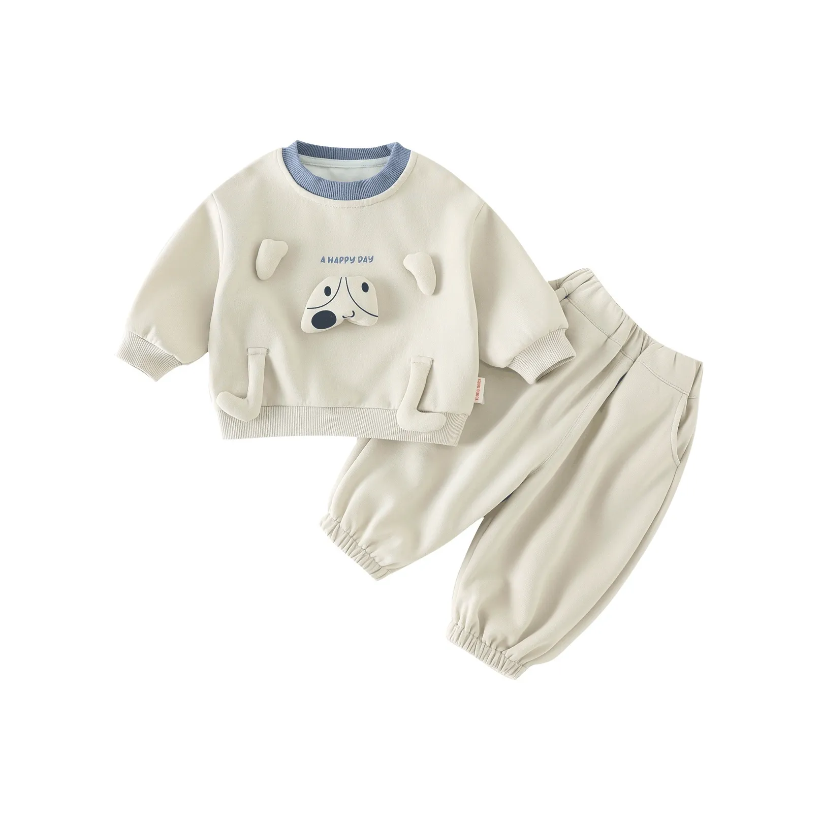 Rindu Повседневная спортивная одежда Весна и Осень 2 предмета комплект для малышей и детей дошкольного возраста