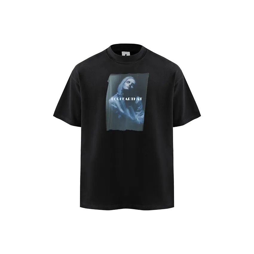 FOR FEAR THAT Черный Унисекс Футболки
