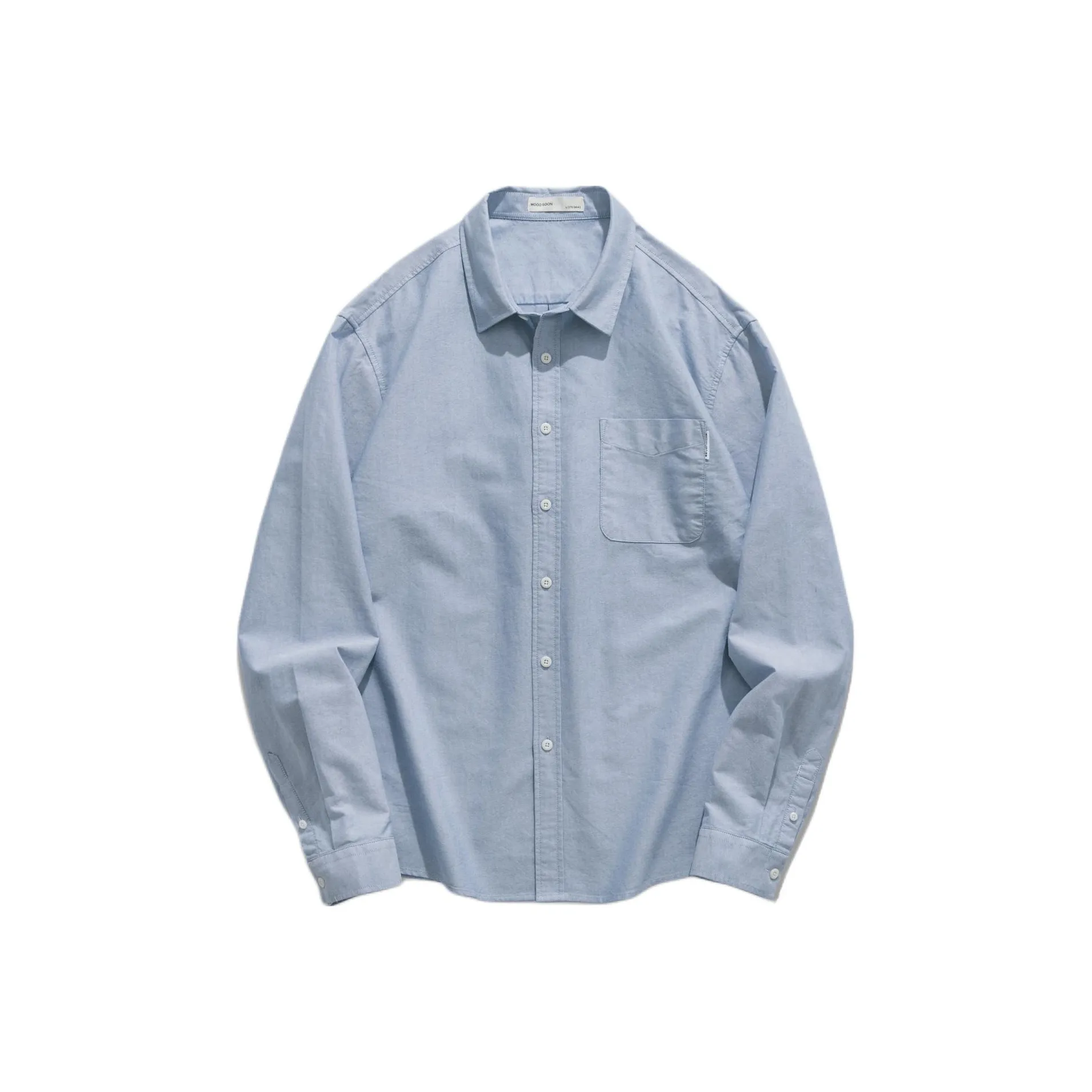 WOOD SOON Повседневный Свободный крой Легко Стильный Универсальный Топ Рубашка Унисекс