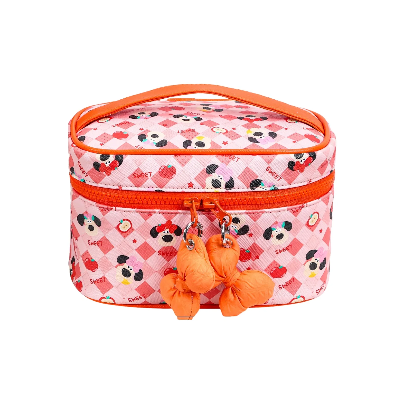 LIANXIANGKE Косметичка Большая емкость Мультяшная Девушка Сердце Корейская Сумка Хранение Косметики Портативная