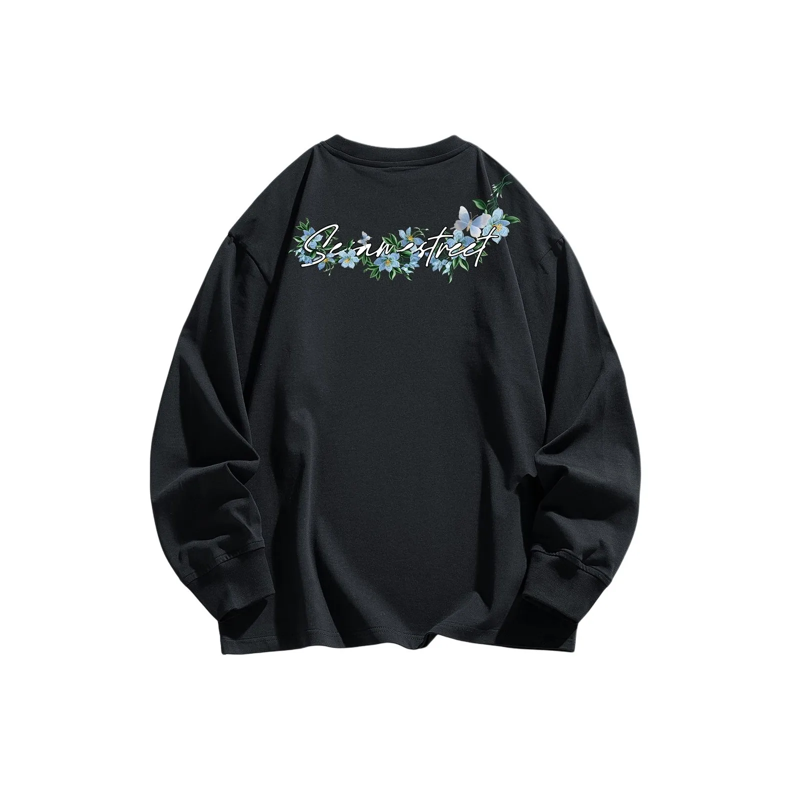 Улица Сезам Длинный рукав Т-рубашка Унисекс