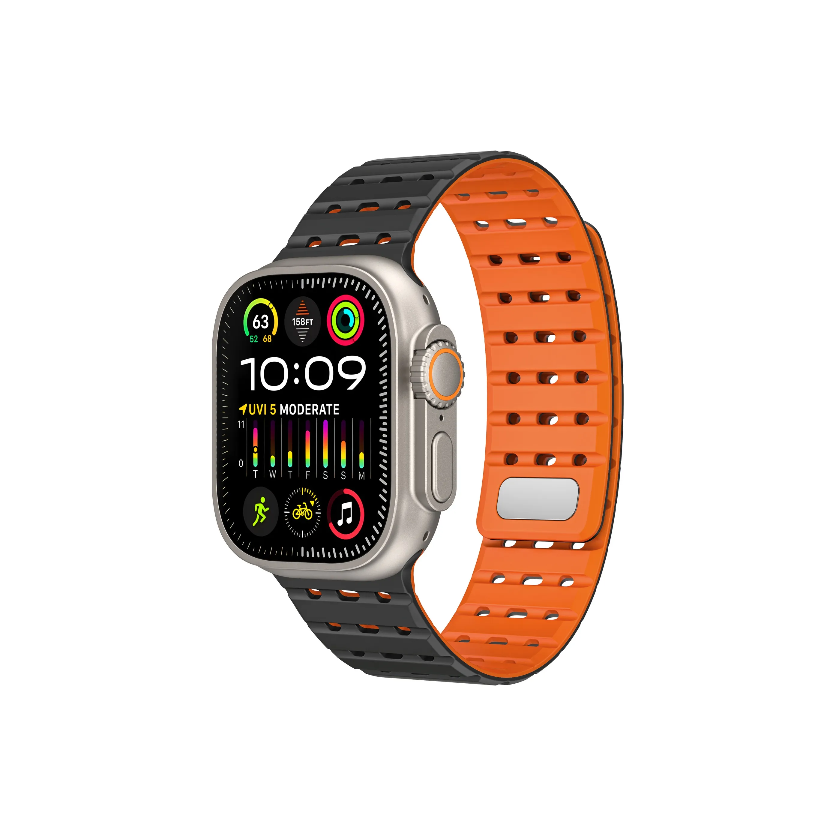 TooGowa Ремешок Apple Совместимость Кремниевый Материал