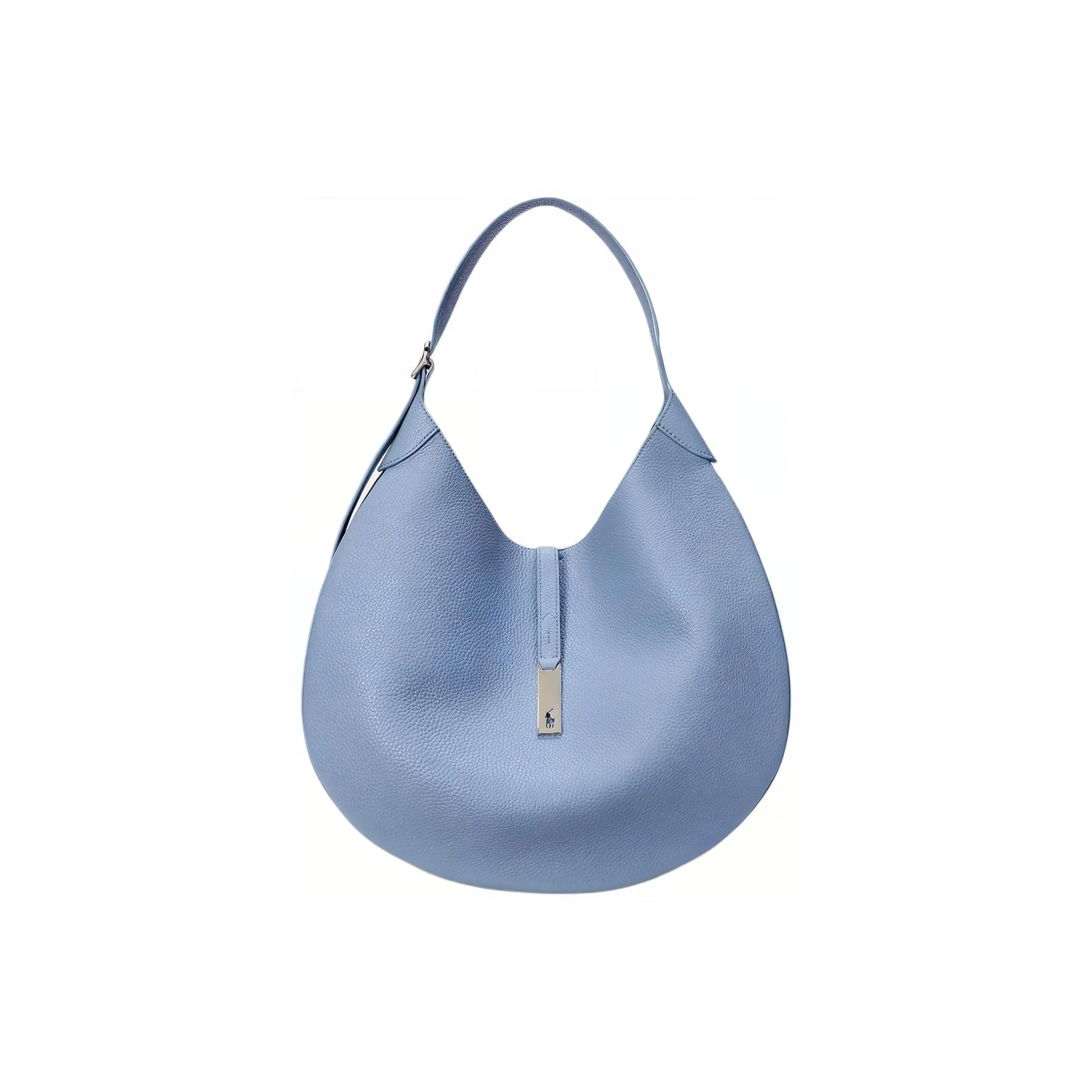 Ralph Lauren Polo ID Cow Leather Handbag Tubas Women's Blue