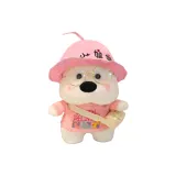 자수 Threads 핑크 오리 스웨터 + 글라스 + 핑크 모자