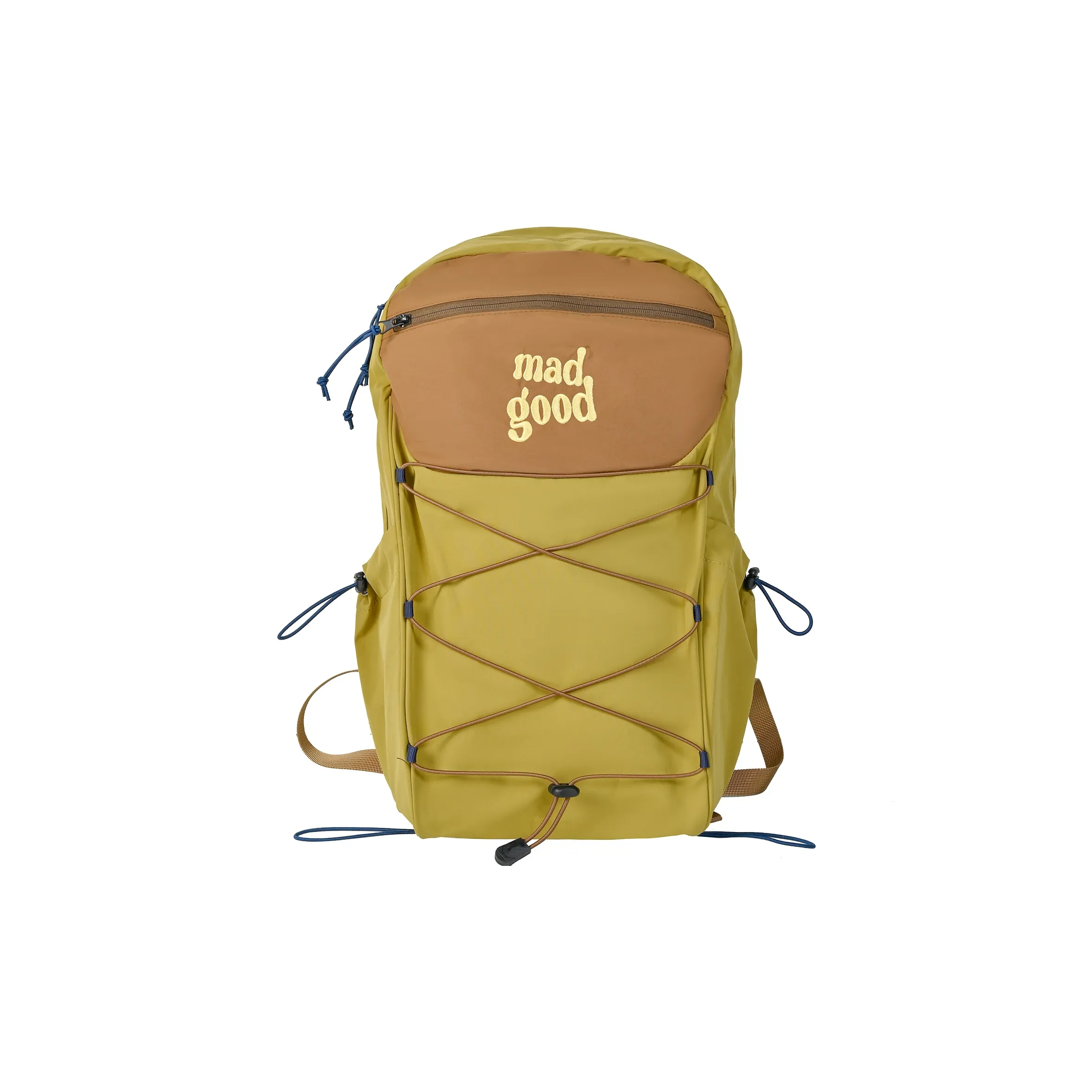 madgood Полиэстер Рюкзак Женские Горчичный Желтый