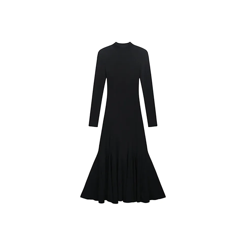 AFGGD Длинное платье с длинными рукавами женское