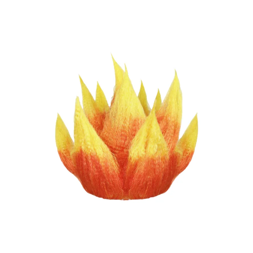 KecoSweet Пламя Голова Покрытия Косплей реквизит