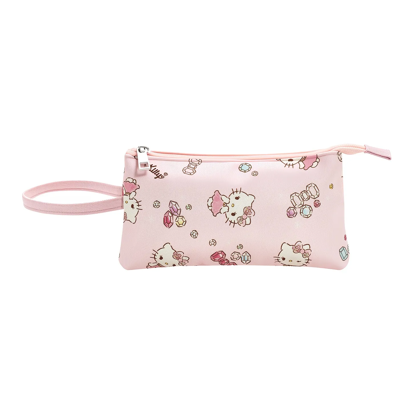 Sanrio Hello Kitty Canvas Clutch Women's Pink
