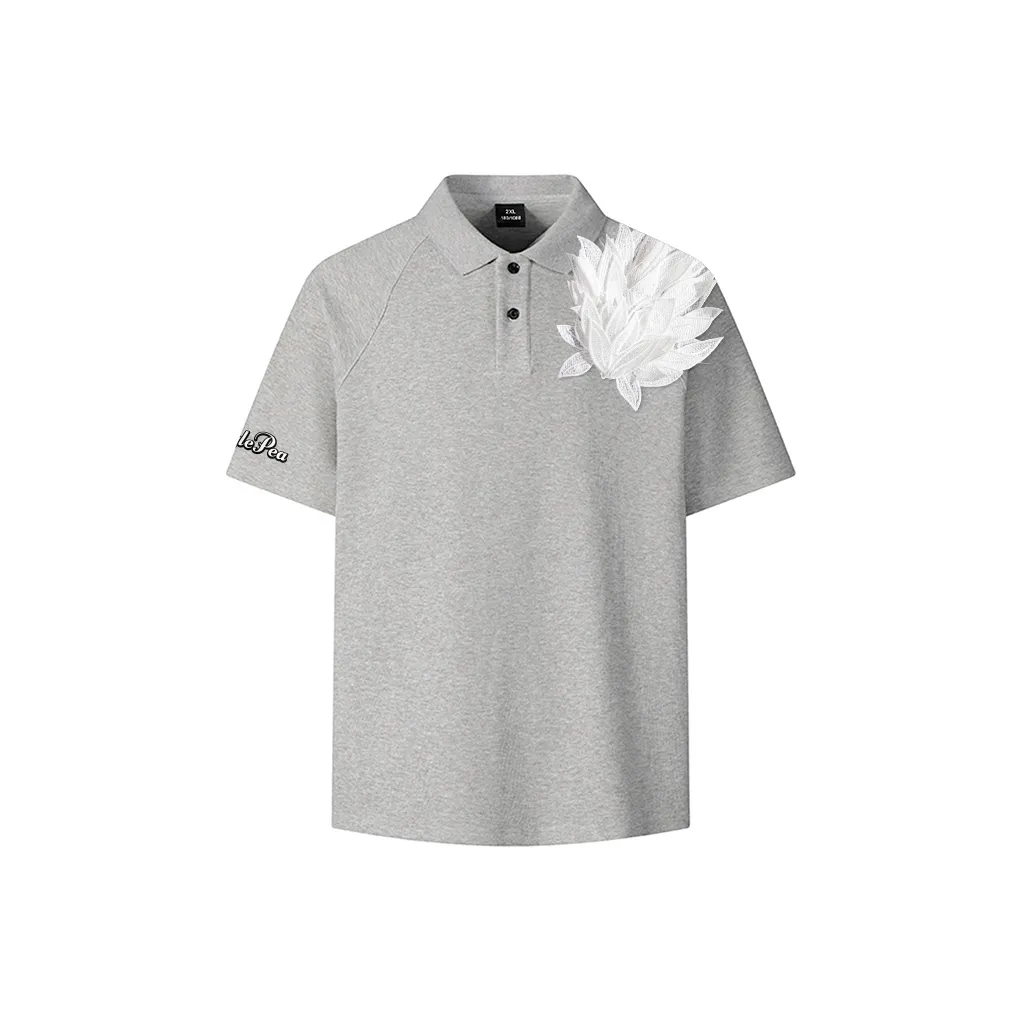 PEA Фотиния Серый Унисекс Поло