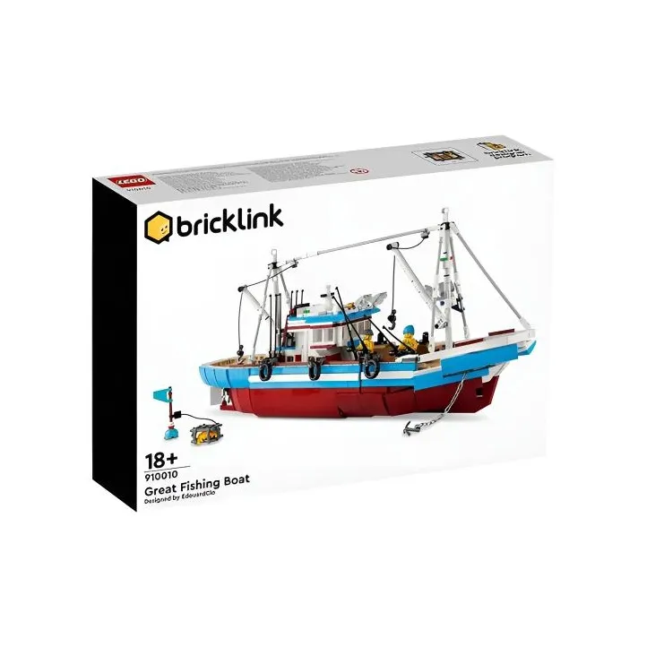 LEGO Bricklink Large Fishing Boat Building Blocks 1609pcs 910010