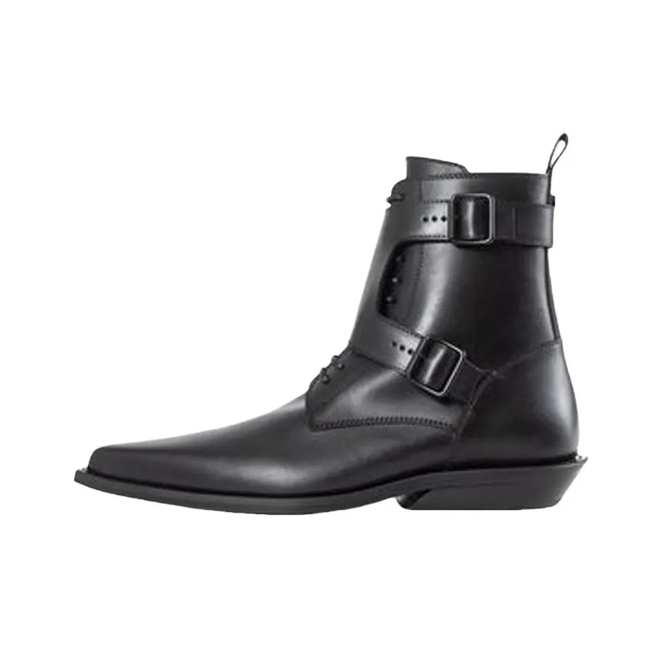 Ann Demeulemeester Ankle Boots Men Black