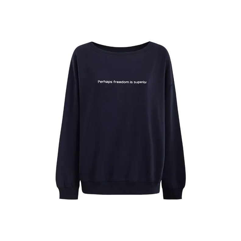 SISTER TITI Темно-синий Синий Женские Свитшоты