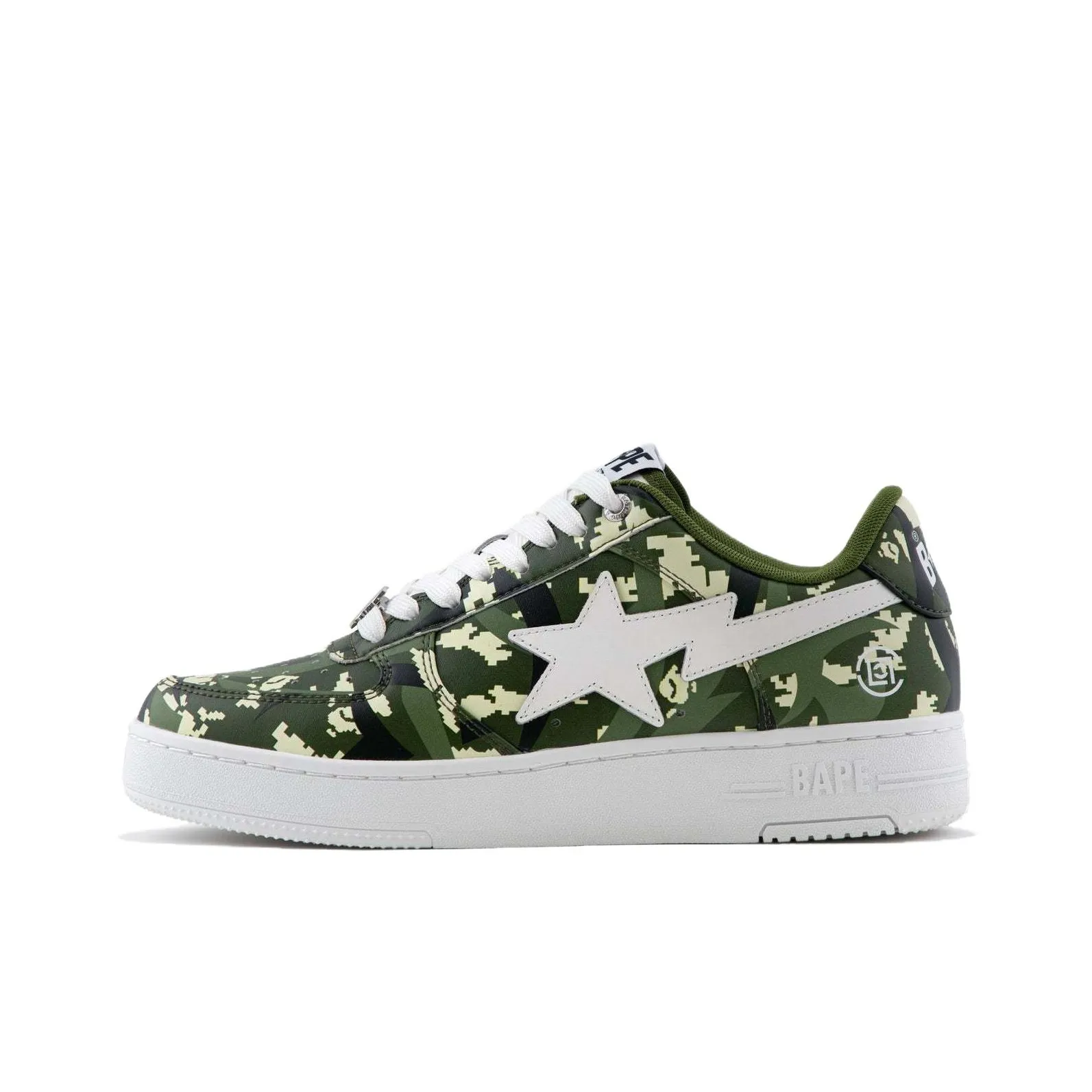 A BATHING APE CLOT EGRA CAMO BAPE STA Устойчивые к истиранию низкие скейтбордические кроссовки Мужские