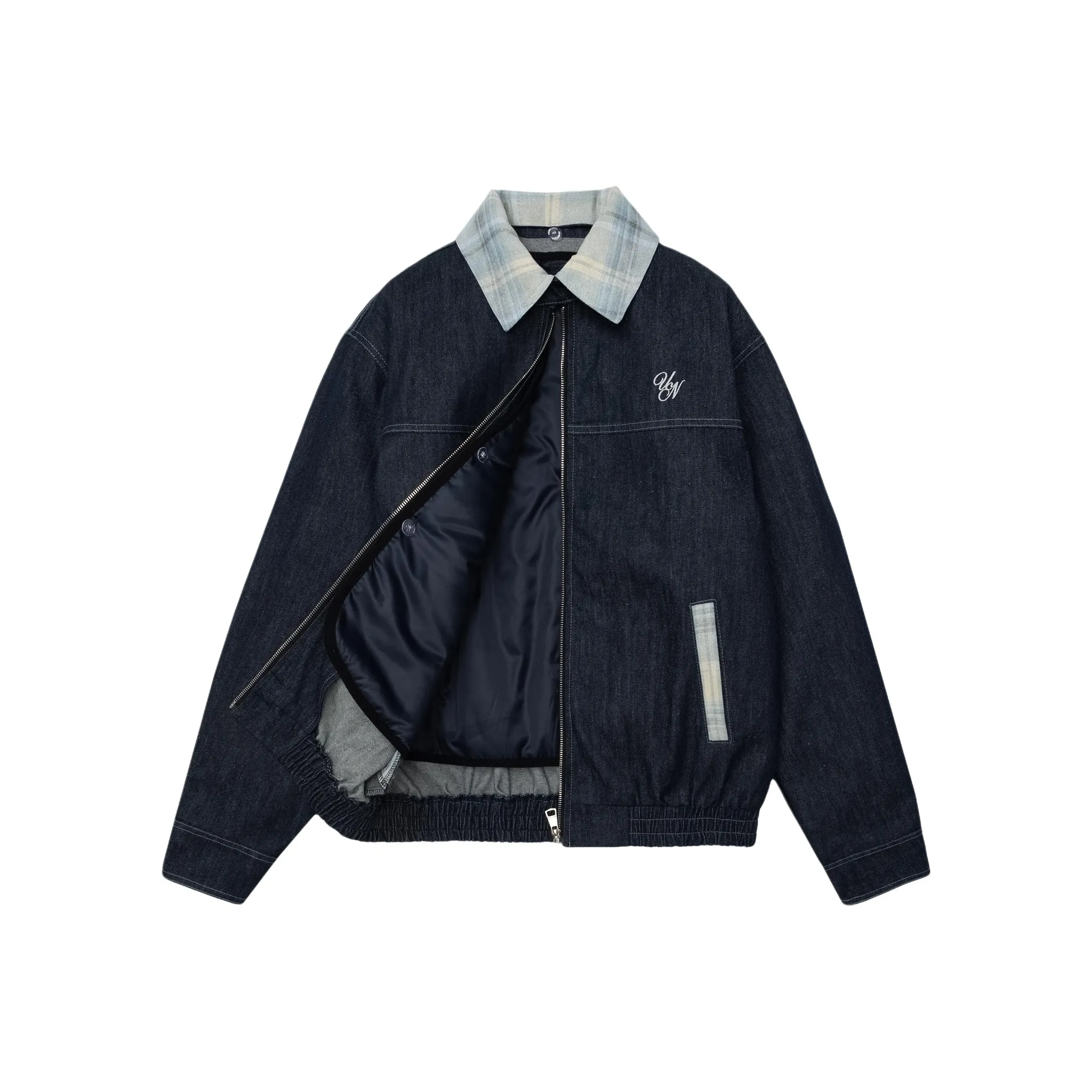 HIPHOPPUNKS Синий Мужской Джинсовые куртки