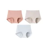 카라멜 오렌지+밀크 커피+아쿠아 블루[미드라이즈 실크 거셋 안감]