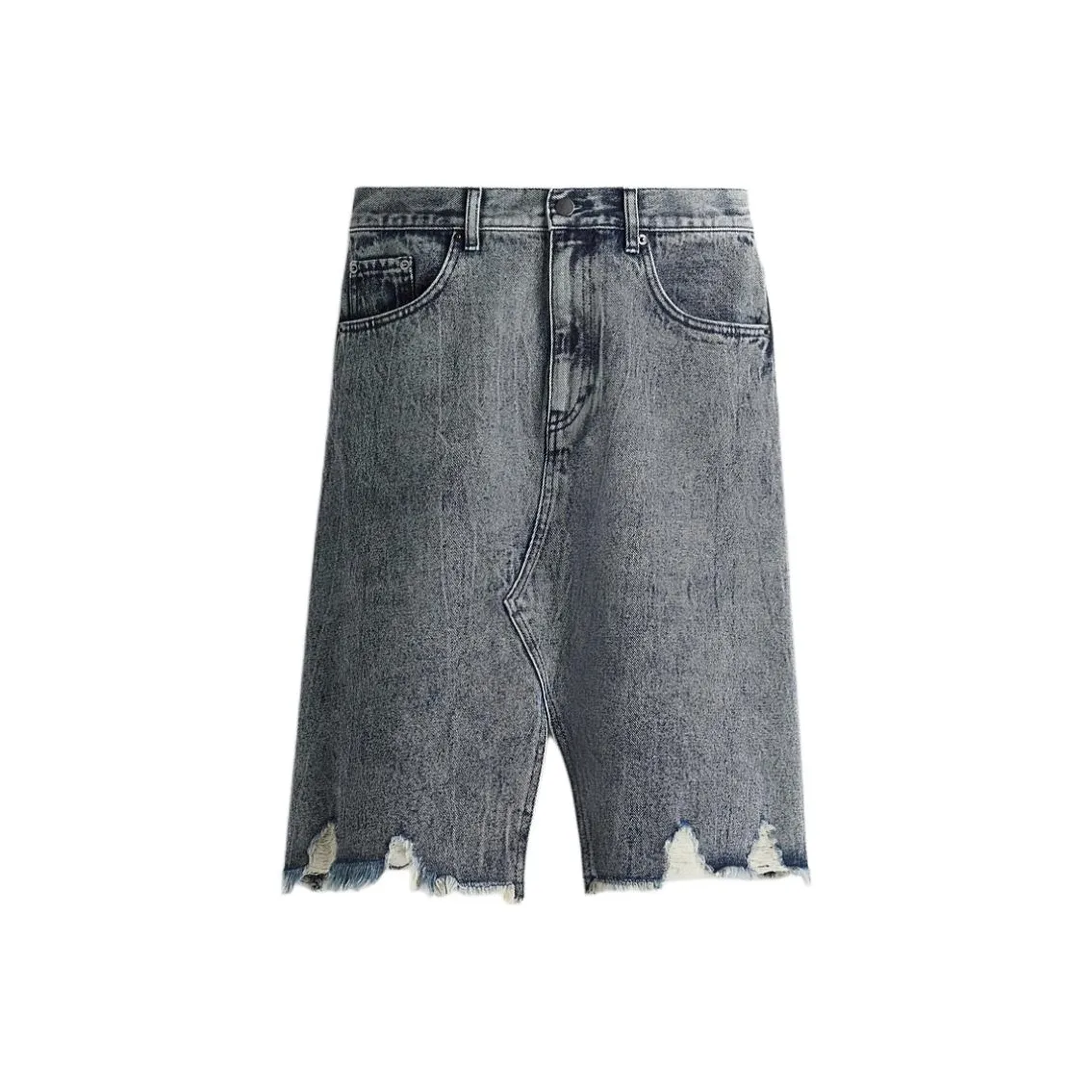 H&M Джинсовый синий Женские Джинсовые короткие юбки