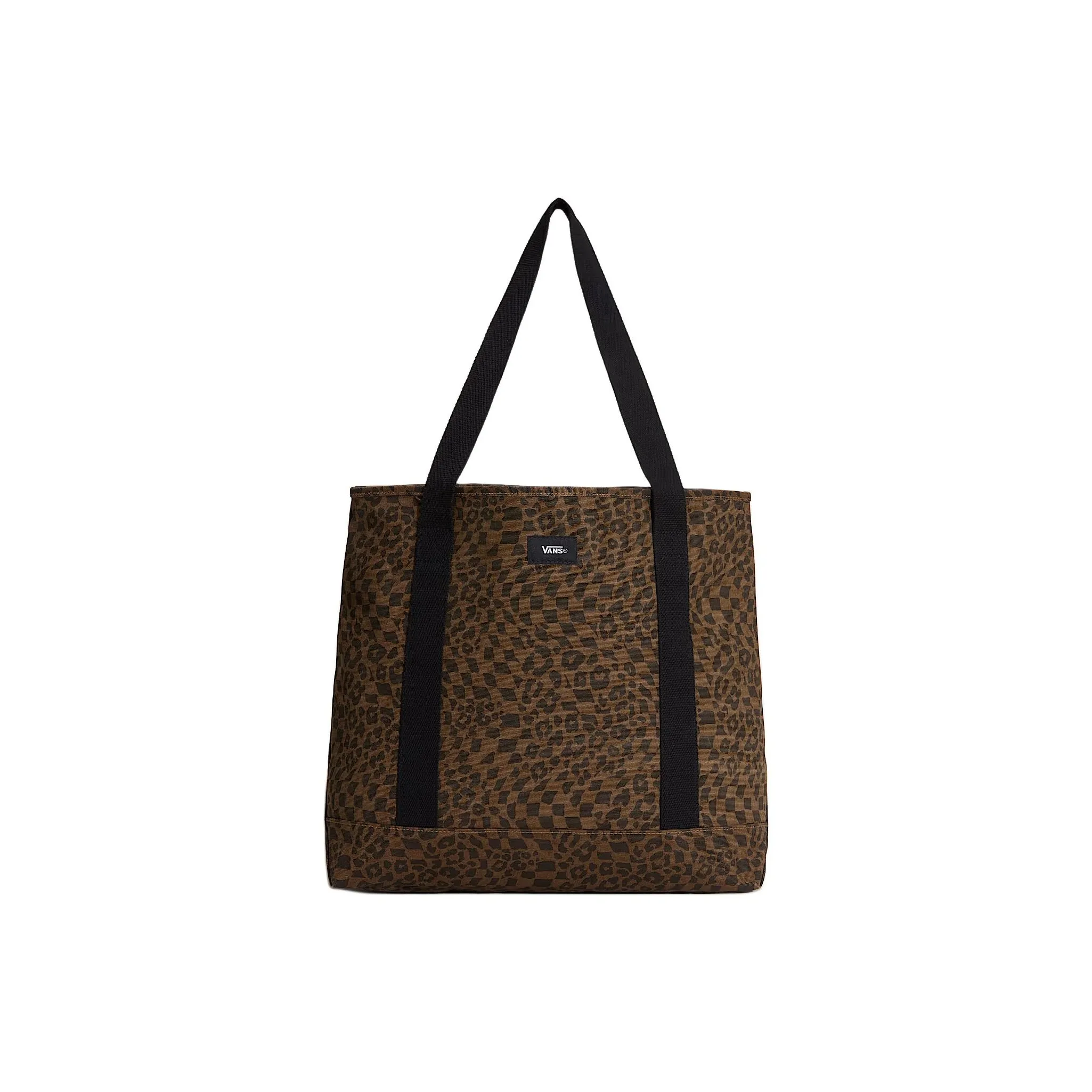 Vans Хлопок Тоут Сумка Сумка для покупок Сумка на плечо Стандартная Женская Коричневая