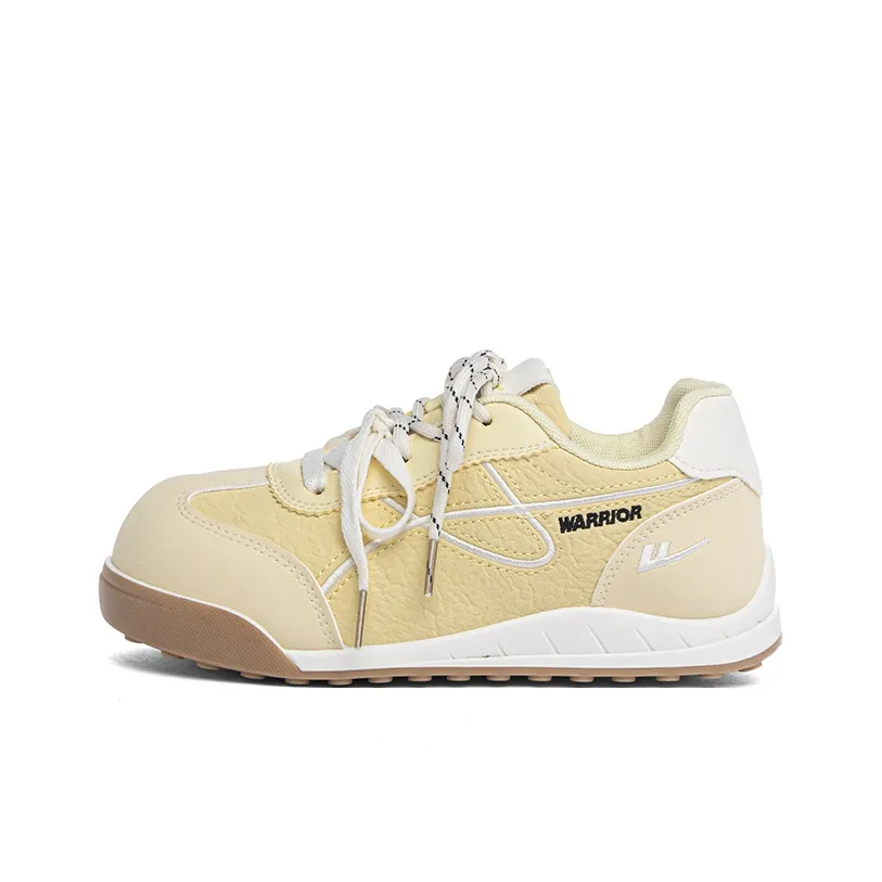 Warrior Износостойкий Дышащий Низкий Топ Повседневная Обувь Женская Желтая