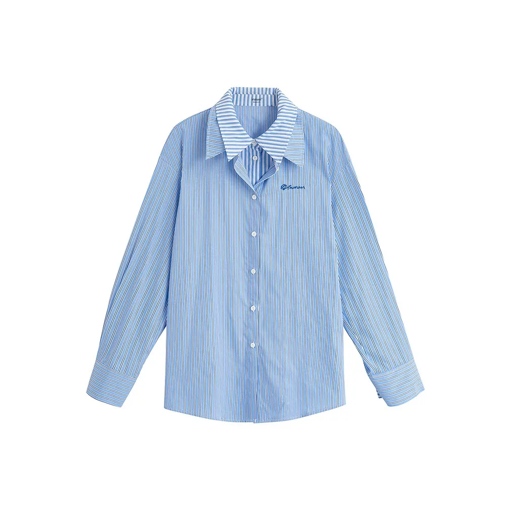 Inman TREASURE совместный бренд Похудение Предосенний Комплект Элегантность Доступный Вечный Модный ATMOSPHERE Рубашка Женская