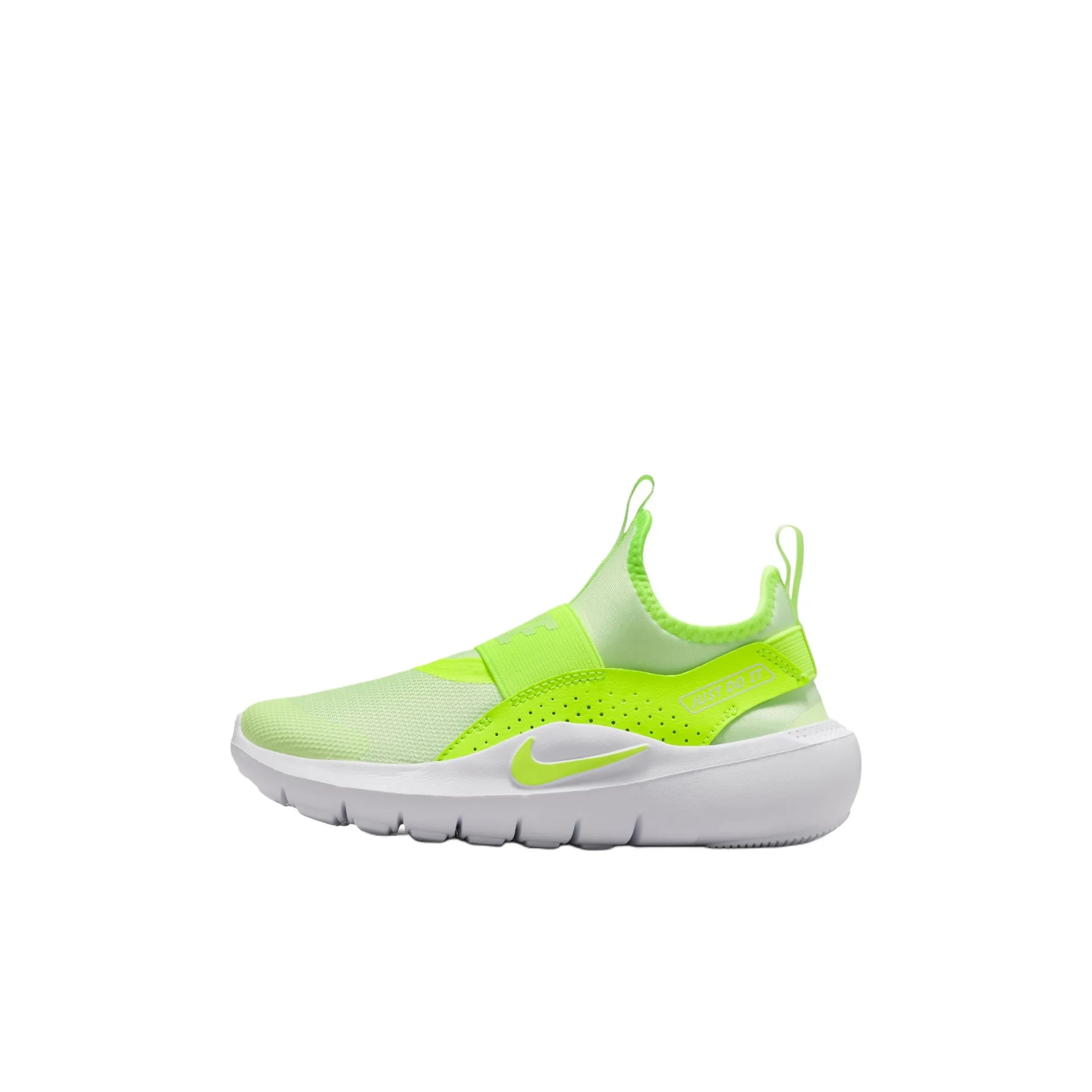 Nike Flex Runner 4 Low Топ Детская беговая обувь Желтый Белый Детский