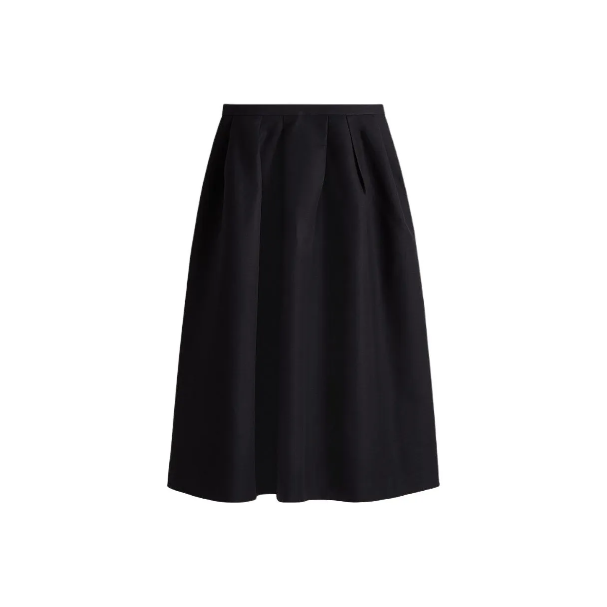 H&M Черные Женские Повседневные Длинные Юбки