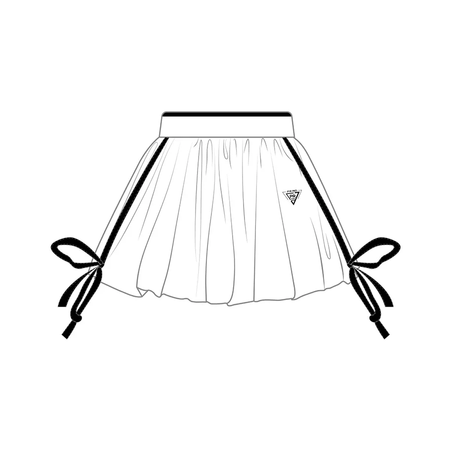 P.R IND Повседневные короткие юбки Женские Белые